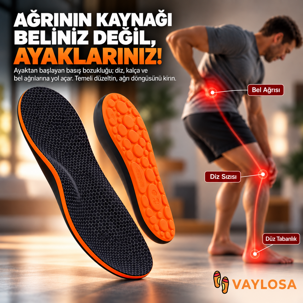 Vaylosa® Ortopedik Konfor Tabanlığı